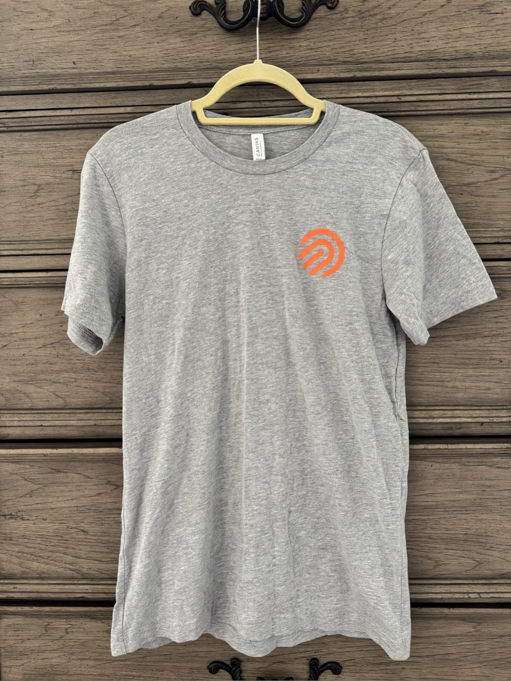 Bella Canvas Gray Short-Sleeve Graphic Crewneck T-Shirt Size Medium NWOT
